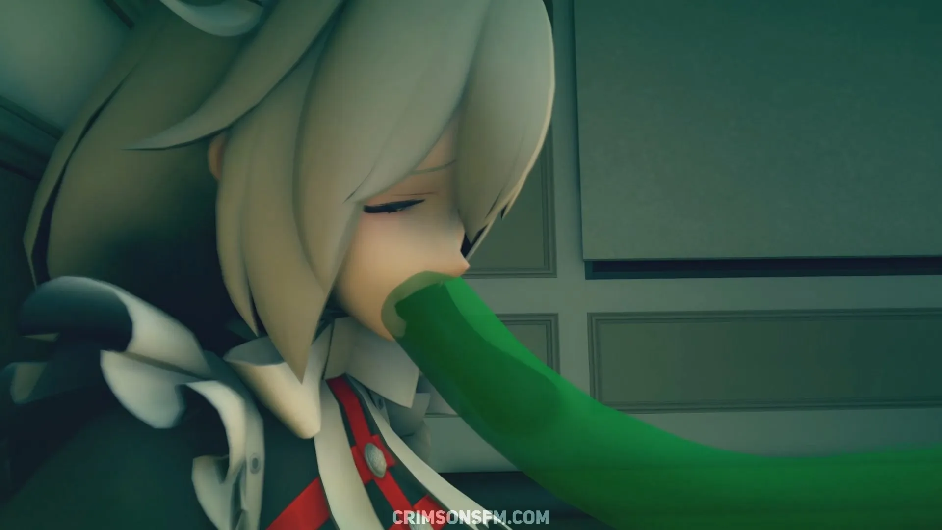 Yixuan farts on Alexandrina Sebastiane – pooping scene with scat alternative – fetish SFM preview 2