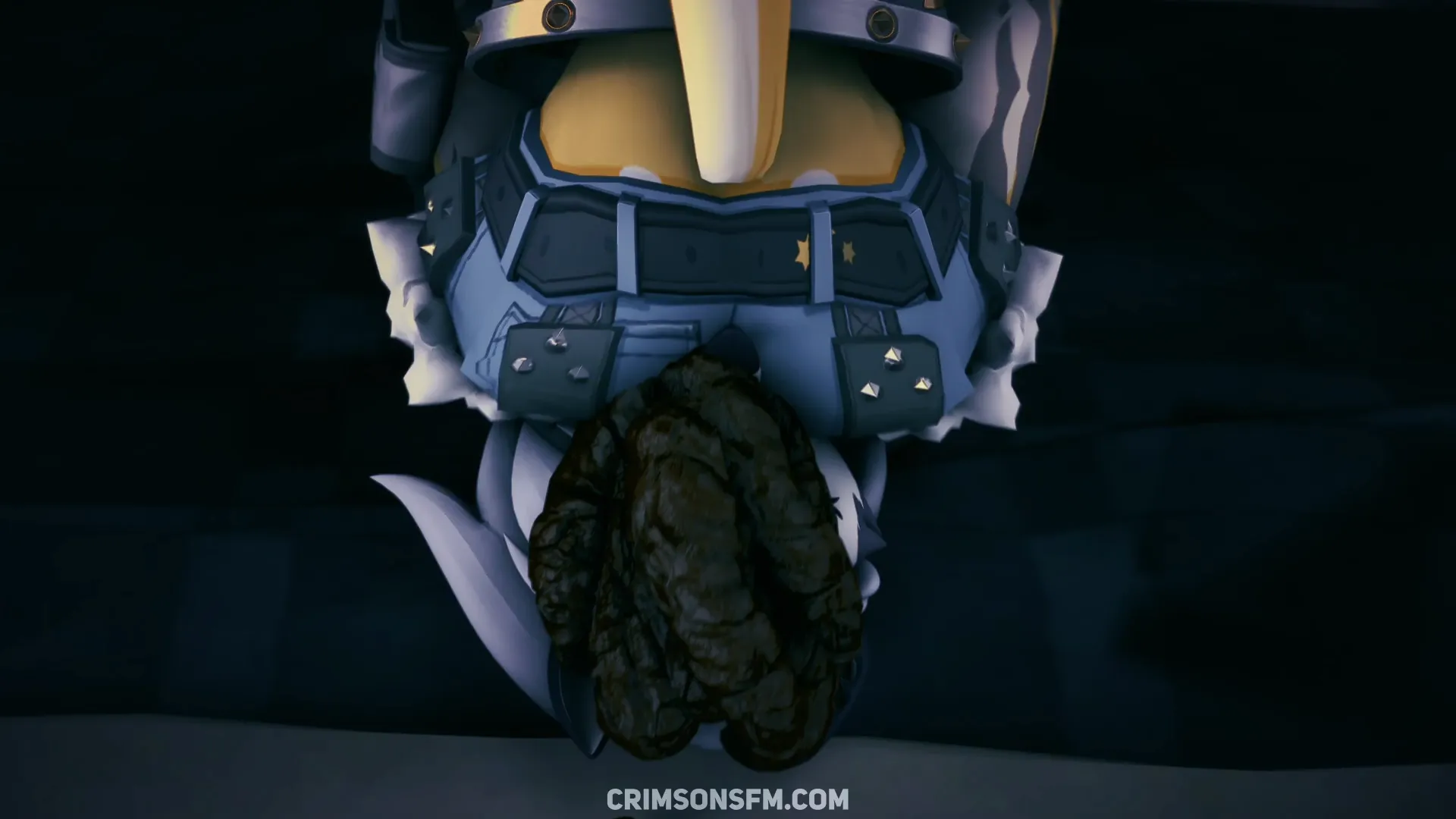 Pulchra farts on Loona – pooping scene with scat alternative – fetish SFM preview 3