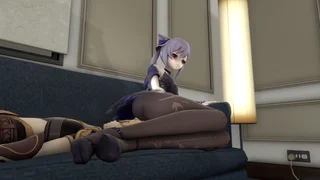 Keqing farts on Aether