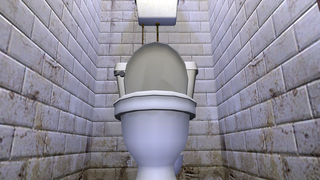 Furina farts on a toilet