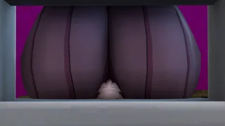 Kujou Sara farts on Yae Miko