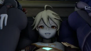 Shenhe and Yelan fart on Aether