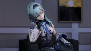 Eula farts on Yae Miko