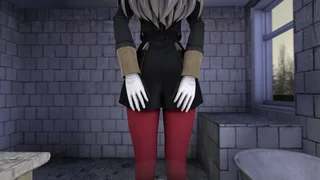 Edelgard farts in the bathroom
