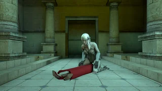 Kaine farts on Scarlet