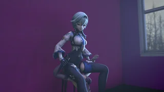 Eula farts on Yelan