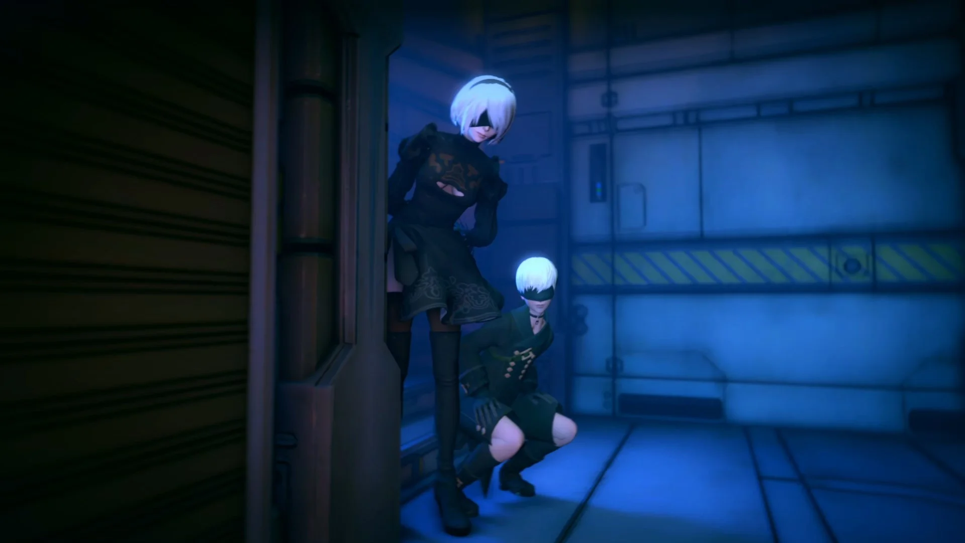 2B farts on 9S