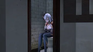 Ganyu farts on Shenhe