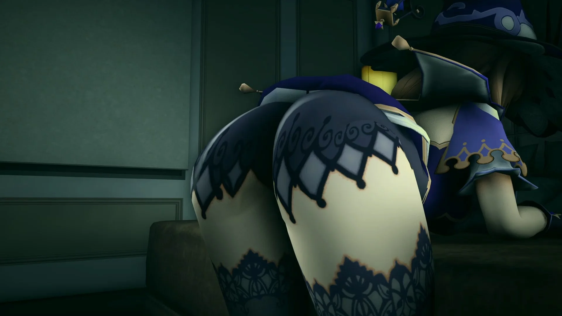 Lisa farts on Kujou Sara