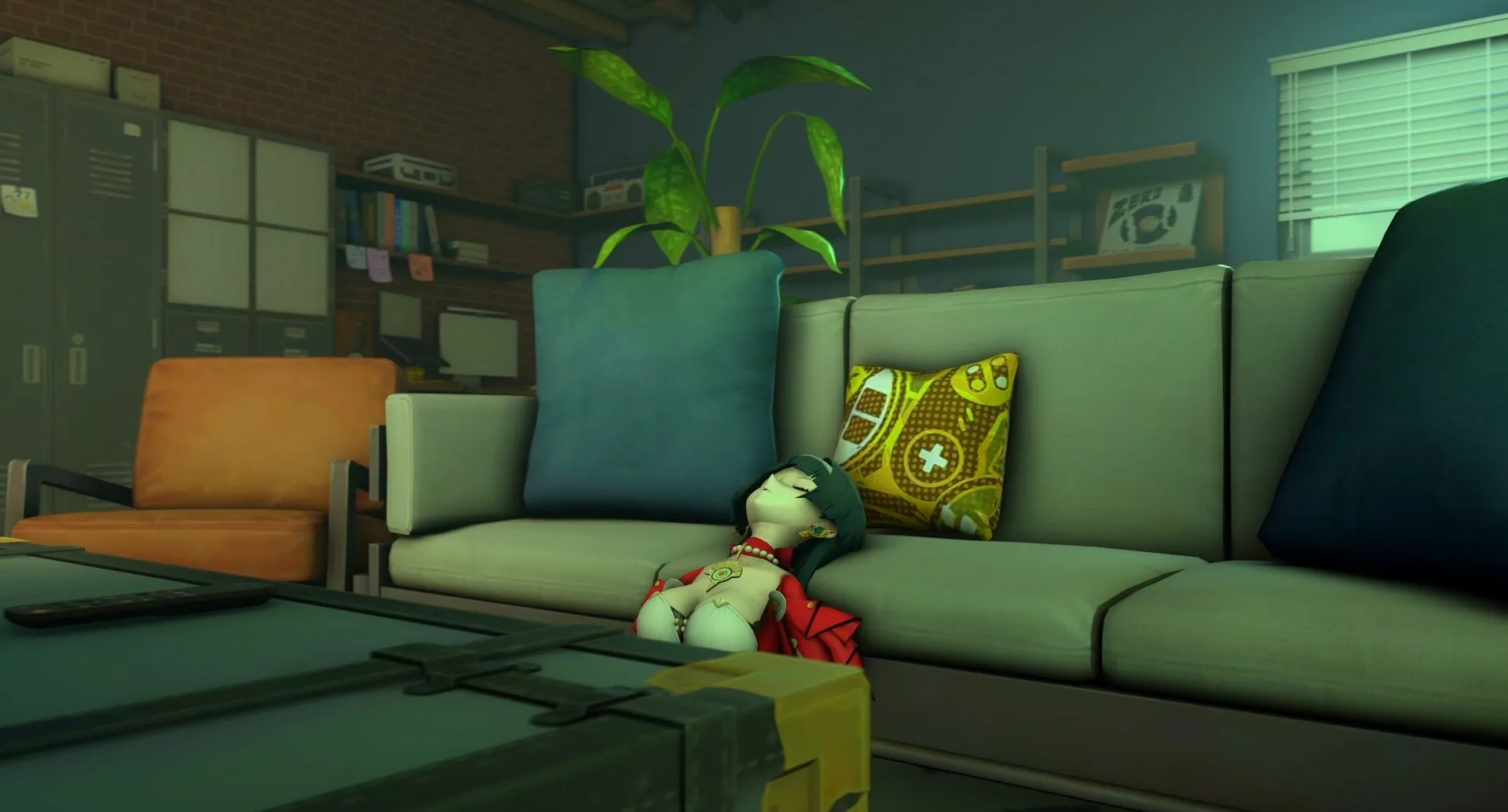 Evelyn Chevalier farts on Astra Yao