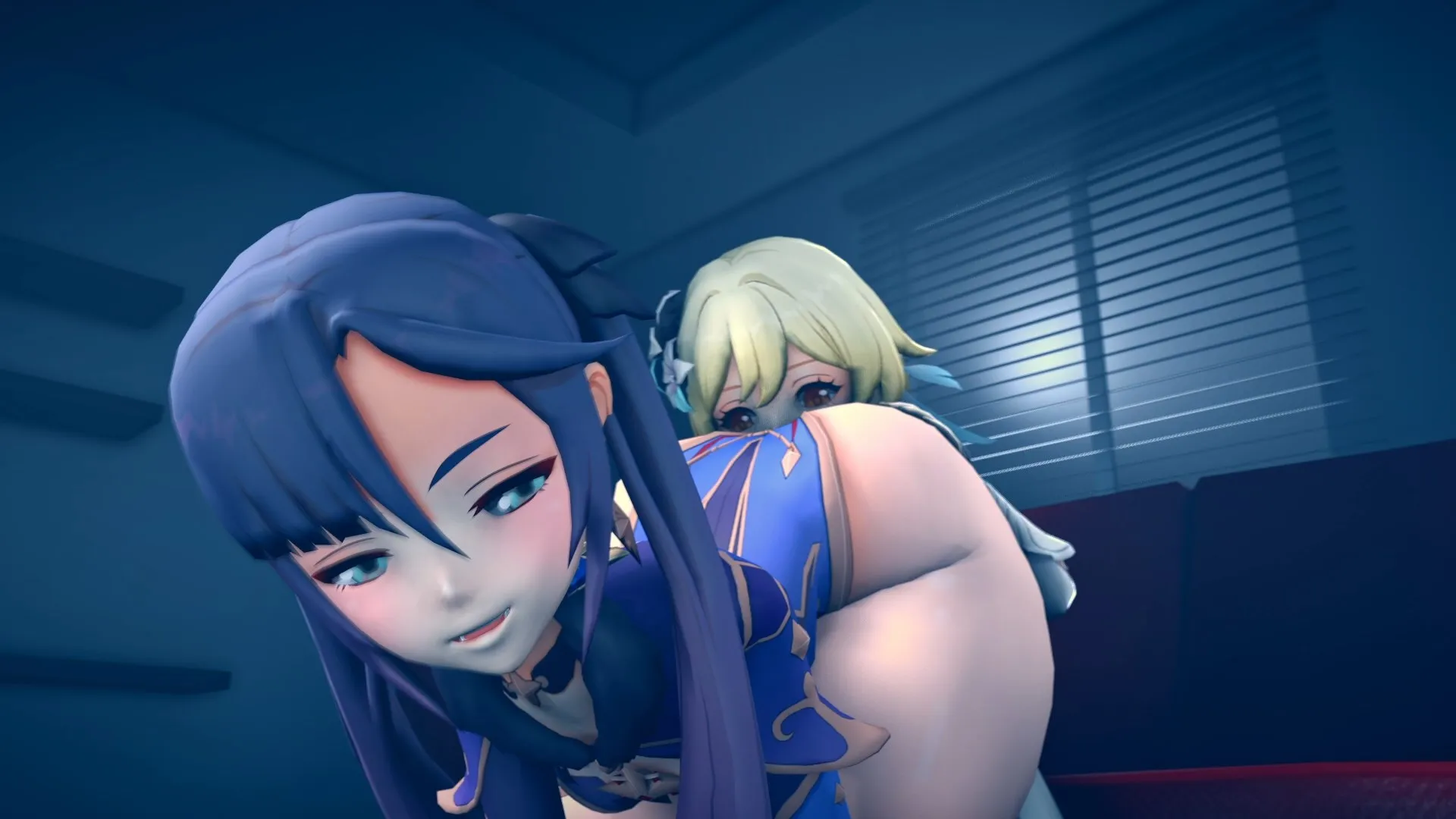 Mona farts on Lumine