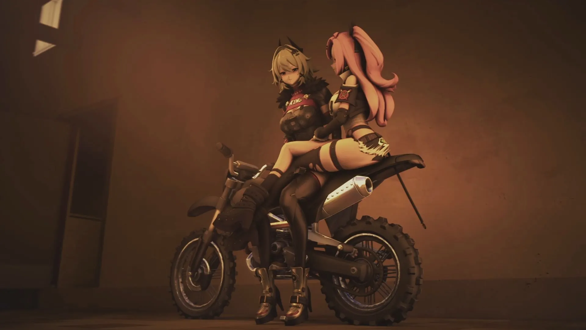 Caesar King farts on Nicole Demara