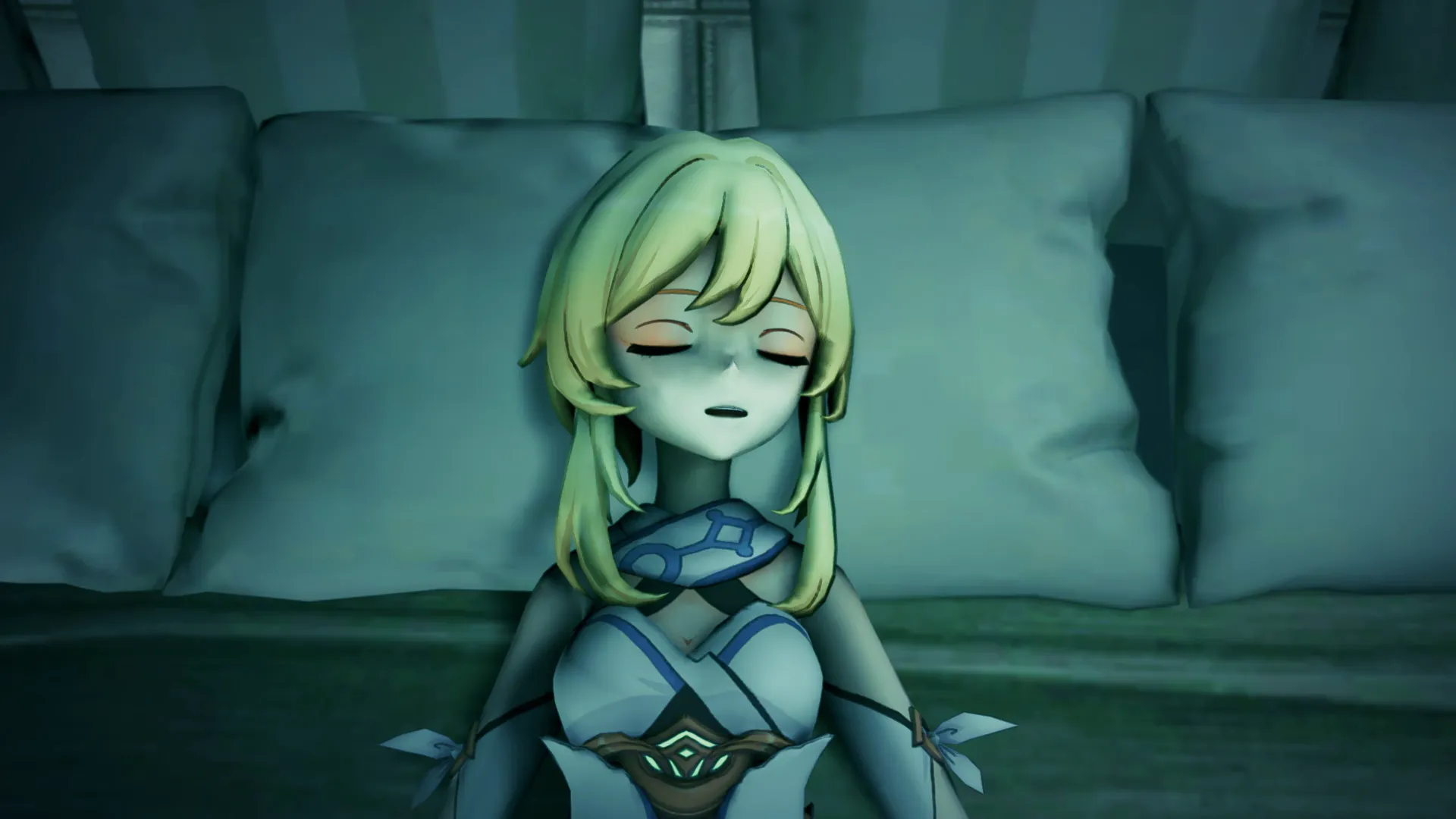 Loona farts on Lumine