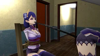 Lisa farts on Raiden Shogun